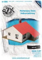 Parterowy Dom Jednorodzinny 1:87 HO