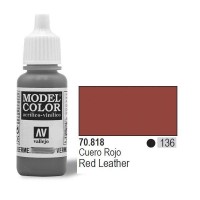 Vallejo Model Color 70.818  Red Leather 133 farba akrylowa 17ml