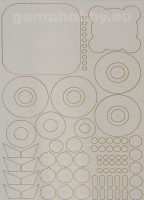 Saturn V Skylab wręgi i detale laserowe