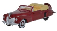 Lincoln Continental dar red 1:87 HO / Oxford 87LC41001