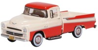 Dodge D100 Sweptside Pick Up 1957 red/beige 1:87 HO / Oxford 87DP57001
