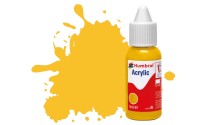 Humbrol 024 matt trainer yellow - farba akrylowa 14ml