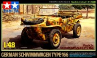 Pkw.K2s Schwimmwagen Typ 166 1:48 / Tamiya 32506