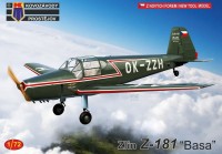 Zlin Z-181 Basa 1:72 (polska wersja) / Kovozavody KPM0229