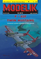 F-82F TWIN MUSTANG - US WWI escort fighter 1:33
