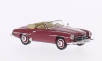 Merceds 190 SL (W121 BII) ciemno-czerwony 1:87 HO / Ricko 38093