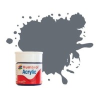 Humbrol 123 satin extra dark sea grey - farba akrylowa 14ml.