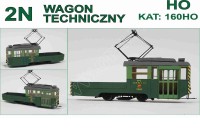 Wagon techniczny 2N 1:87 HO laser