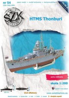 Syjamski pancernik obrony wybrzeża Thonburi 1:200