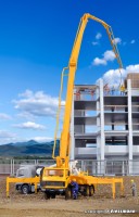 Mercedes-Benz, pompa do betonu Schwing 1:87 HO / Kibri 10200