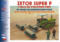 Ciągnik rolniczy Zetor Super P 1:87 HO / SDV Model 456
