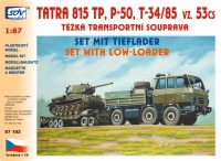 Tatra 815 6×6 TP, P-50, T-34/85 vz. 53cs 1:87 HO / SDV Model 87183