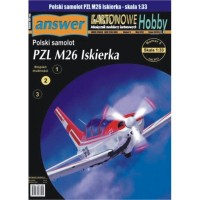 PZL M26 Iskierka - polski samolot szkolny 1:33