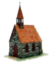 Kaplica skalna (laser) 1:87 HO