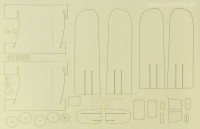 Samolot Kozłowskiego - wręgi laserowe