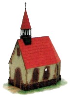 Kaplica murowana (laser) 1:87 HO