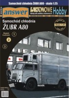 Polish refrigerator truck ŻUBR A80 1:25