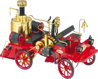 D305 Wilesco steam engine fire brigade car with water pump