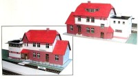 Dworzec kolejowy WARSZOWICE (laser) 1:87 HO