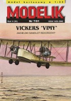 Vickers Vimy brytyjski bombowiec z I wojny światowej 1:33