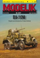 BA-10M rosyjski samochód pancerny z II wojny światowej 1:25