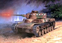 Typ 97 - Shinhoto Chi-Ha - Japanese tank 1:25