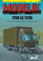 STAR LE 12180 polski współczesny samochód ciężarowy - chlebowóz wojskowy 1:25