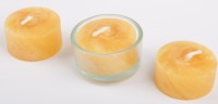 Bee wax candle - 3 pcs.