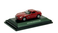 Mercedes Benz SLS AMG, c.czerwony 1:87 HO / Welly 73144