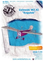 Zalewski WZ.XI "Kogutek" Polish airplane from 1927 1:33