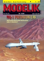 MQ-1 PREDATOR UAV - amerykański współczesny bezzałogowy samolot zwiadowczy 1:33