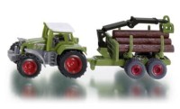 Traktor z przyczepą do przewozu drewna / Siku 1645