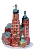 Mariacki church, Krakow, Poland 1:200