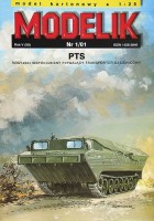 PTS Soviet amphibious transporter from 1961r 1:25