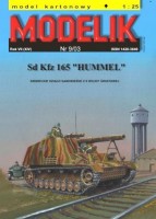 SdKfz 165 HUMMEL niemieckie działo samobieżne 1:25