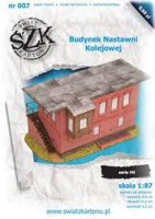 Budynek nastawni kolejowej 1:87 HO
