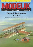 Samolot Kozłowskiego - samolot polskiego pioniera lotnictwa z 1910r 1:33