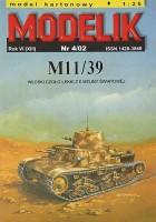 M11/39 - włoski czołg lekki z II wojny światowej 1:25