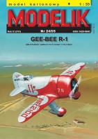 Gee-Bee amerykański samolot wyścigowy z 1932 r. 1:33